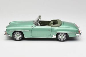 Mercedes 190 SL W121 Svetlo Zelený Metallic Norev 1:18 183401 Kov – obrázok 5 z 9