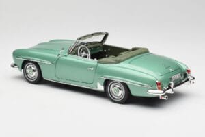 Mercedes 190 SL W121 Svetlo Zelený Metallic Norev 1:18 183401 Kov – obrázok 8 z 9