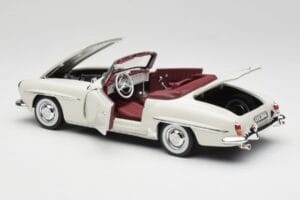 Mercedes 190 SL W121 Svetlo Šedý Norev 1:18 B66040710 Kov – obrázok 7 z 10