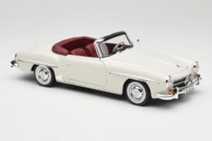 Mercedes 190 SL W121 Svetlo Šedý Norev 1:18 B66040710 Kov – obrázok 8 z 10