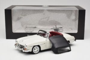 Mercedes 190 SL W121 Svetlo Šedý Norev 1:18 B66040710 Kov – obrázok 10 z 10