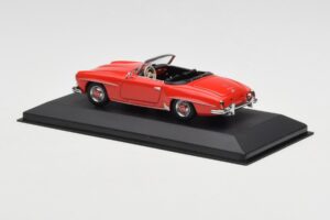 Mercedes 190 SL W121 Červený Minichamps 1:43 940033131 Kov – obrázok 3 z 4