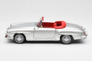 Mercedes 190 SL W121 Strieborný Norev 1:18 B660640604 Kov – obrázok 4 z 8