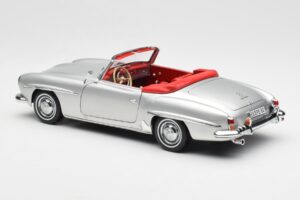 Mercedes 190 SL W121 Strieborný Norev 1:18 B660640604 Kov – obrázok 7 z 8