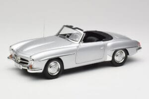 Mercedes 190 SL W121 Strieborná Sivá Minichamps 1:18 100037031 Kov