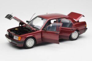 Mercedes 190E W201 2.0 Červený Dealer Edition AUTOart 1:18 B66040383 Kov – obrázok 2 z 8