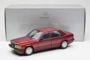 Mercedes 190E W201 2.0 Červený Dealer Edition AUTOart 1:18 B66040383 Kov – obrázok 8 z 8