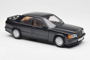 Mercedes 190E 2.3-16 W201 Modročierny Metallic AUTOart 1:18 76122 Kov – obrázok 6 z 8