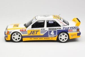 Mercedes 190E 2.5-16 EVO 1 W201 Team MS-Jet #4 R. Asch DTM 1989 Minichamps 1:18 155893604 Kov – obrázok 3 z 6