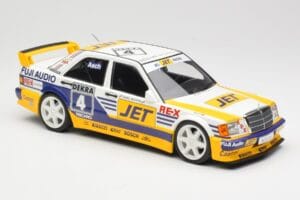 Mercedes 190E 2.5-16 EVO 1 W201 Team MS-Jet #4 R. Asch DTM 1989 Minichamps 1:18 155893604 Kov – obrázok 4 z 6