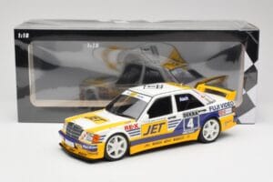 Mercedes 190E 2.5-16 EVO 1 W201 Team MS-Jet #4 R. Asch DTM 1989 Minichamps 1:18 155893604 Kov – obrázok 6 z 6