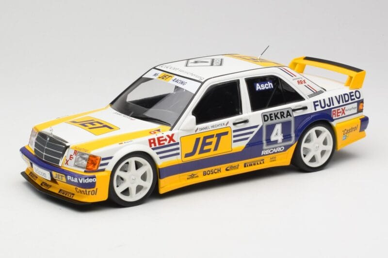 Mercedes 190E 2.5-16 EVO 1 W201 Team MS-Jet #4 R. Asch DTM 1989 Minichamps 1:18 155893604 Kov