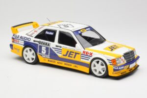 Mercedes 190E 2.5-16 EVO 1 W201 Team MS-Jet #5 M. Reuter DTM 1989 Minichamps 1:18 155893605 Kov – obrázok 4 z 6