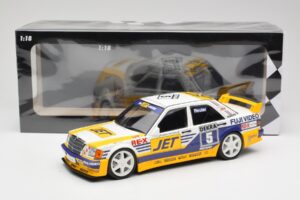 Mercedes 190E 2.5-16 EVO 1 W201 Team MS-Jet #5 M. Reuter DTM 1989 Minichamps 1:18 155893605 Kov – obrázok 6 z 6