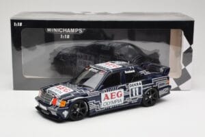 Mercedes 190E 2.5-16 EVO 1 W201 Team Snobeck #11 D. Snobeck DTM 1989 Minichamps 1:18 155893611 Kov – obrázok 6 z 6