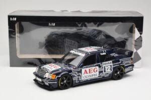 Mercedes 190E 2.5-16 EVO 1 W201 Team Snobeck #12 A. Cudini DTM 1989 Minichamps 1:18 155893612 Kov – obrázok 6 z 6