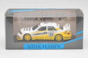 Mercedes 190E 2.5-16 Evo 2 W201 #22 MS Kärcher Schmickler DTM 1990 Minichamps 1:43 13120 Kov – obrázok 4 z 4