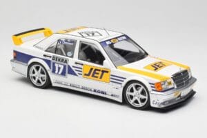 Mercedes 190E 2.5-16 EVO I W201 #17 Team MS-Jet J. van Ommen DTM 1990 Minichamps 1:18 155903617 Kov – obrázok 2 z 6