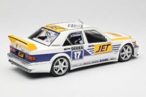 Mercedes 190E 2.5-16 EVO I W201 #17 Team MS-Jet J. van Ommen DTM 1990 Minichamps 1:18 155903617 Kov – obrázok 3 z 6