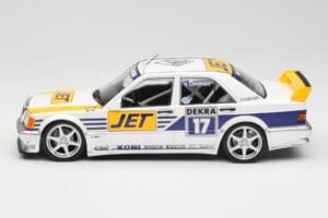 Mercedes 190E 2.5-16 EVO I W201 #17 Team MS-Jet J. van Ommen DTM 1990 Minichamps 1:18 155903617 Kov – obrázok 5 z 6