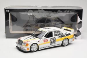 Mercedes 190E 2.5-16 EVO I W201 #60 Team AMG Mercedes K. Wendlinger DTM 1990 Minichamps 1:18 155903660 Kov – obrázok 6 z 6