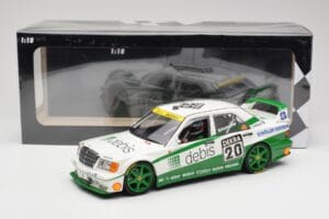 Mercedes 190E 2.5-16 EVO II W201 #20 Team Zakspeed M. Schumacher DTM 1991 Minichamps 1:18 155913620 Kov – obrázok 6 z 6