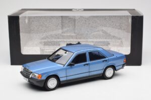 Mercedes 190E W201 Diamond Modrý Edícia Dealer Norev 1:18 B66040661 Kov – obrázok 8 z 8