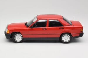 Mercedes 190E W201 Červený Minichamps 1:18 155037000 Kov – obrázok 3 z 6