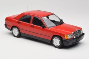 Mercedes 190E W201 Červený Minichamps 1:18 155037000 Kov – obrázok 4 z 6