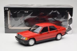 Mercedes 190E W201 Červený Minichamps 1:18 155037000 Kov – obrázok 6 z 6