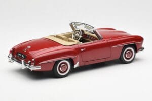 Mercedes 190SL W198 Červený AUTOart 1:18 76116 Kov – obrázok 3 z 8