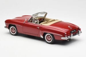 Mercedes 190SL W198 Červený AUTOart 1:18 76116 Kov – obrázok 7 z 8