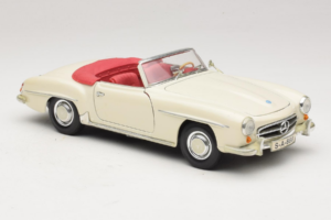 Mercedes 190SL Biely Maisto 1:18 50274 Kov – obrázok 6 z 8
