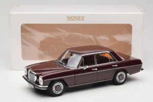 Mercedes 200 W115 Tmavo Červenohnedý Norev 1:18 183778 Kov – obrázok 8 z 8