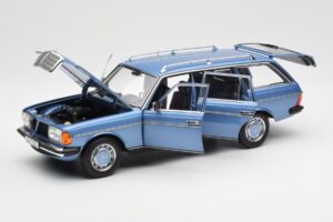 Mercedes 200 S123 T-Model Diamond Modrý Edícia Dealer Norev 1:18 B66040671 Kov – obrázok 2 z 8