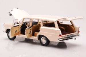 Mercedes 200 Universal W110 Krémový Norev 1:18 183709 Kov – obrázok 5 z 8