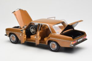 Mercedes 200 W115 Bycane Zlatý Edícia Dealer Norev 1:18 B66040665 Kov – obrázok 5 z 8