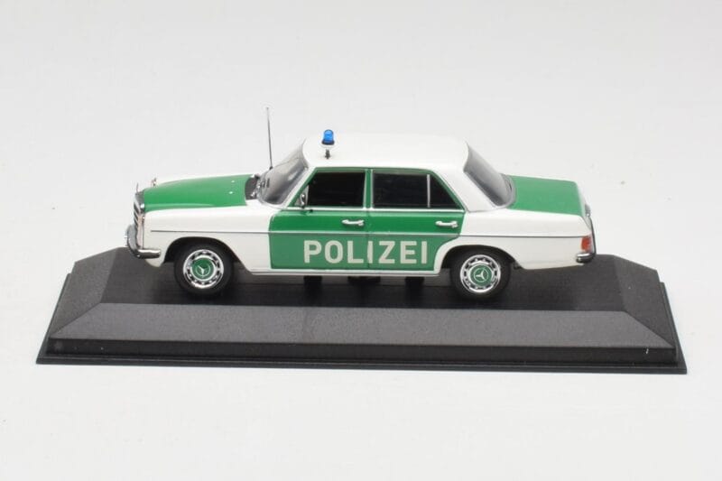 Mercedes 200 W115 Polícia Minichamps 1:43 400034090 Kov