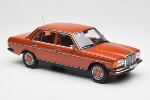 Mercedes 200 W123 English Červený Edícia Dealer Norev 1:18 B66040653 Kov – obrázok 6 z 8