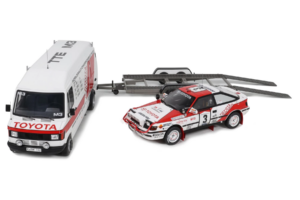 Mercedes 208D + Toyota Celica ST165 Gr.A RAC Safari 1990 Otto 1:18 OT480 Živica – obrázok 3 z 4