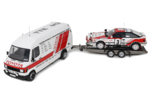 Mercedes 208D + Toyota Celica ST165 Gr.A RAC Safari 1990 Otto 1:18 OT480 Živica – obrázok 4 z 4