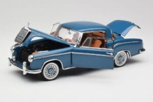 Mercedes 220 SE W128 Modrý Sun Star 1:18 3561 Kov – obrázok 2 z 8