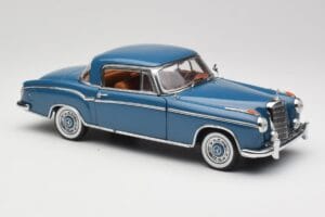 Mercedes 220 SE W128 Modrý Sun Star 1:18 3561 Kov – obrázok 6 z 8