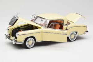 Mercedes 220 SE W128 Coupe Béžový Sun Star 1:18 3562 Kov – obrázok 2 z 8
