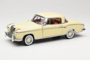 Mercedes 220 SE W128 Coupe Béžový Sun Star 1:18 3562 Kov