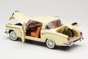 Mercedes 220 SE W128 Coupe Béžový Sun Star 1:18 3562 Kov – obrázok 5 z 8