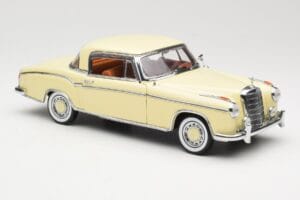 Mercedes 220 SE W128 Coupe Béžový Sun Star 1:18 3562 Kov – obrázok 6 z 8