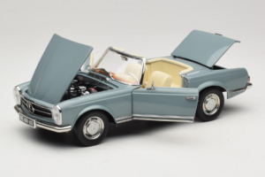 Mercedes 230 SL W113 Horizon Blue Norev 1:18 183992 Kov – obrázok 2 z 9