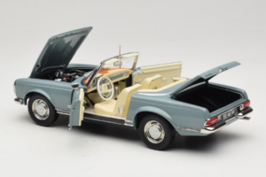 Mercedes 230 SL W113 Horizon Blue Norev 1:18 183992 Kov – obrázok 6 z 9