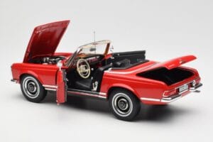 Mercedes 230 SL W113 Pagoda Červený Norev 1:18 B660640596 Kov – obrázok 5 z 8
